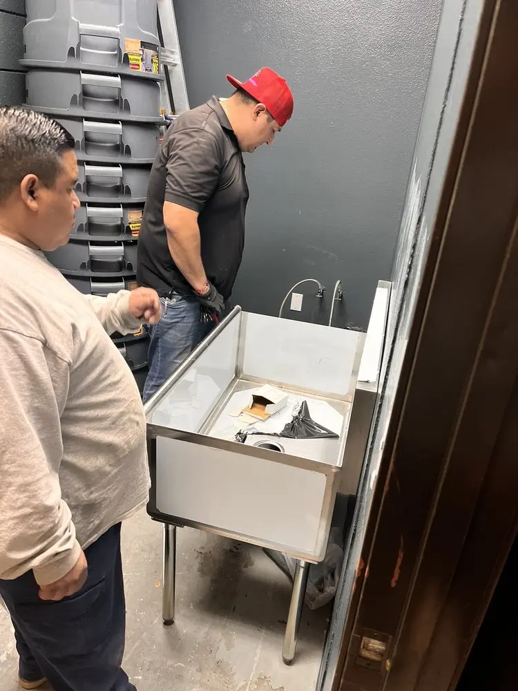 Commercial plumbing and sink installation in Royal Palm Estates